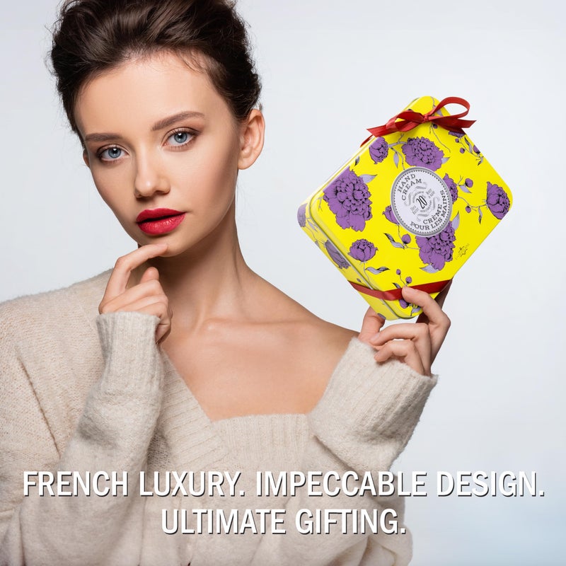 La Chatelaine Hand Cream Gift Set for Women, Mom, Sister, Travel Size, Natural Hand Cream Made in France with 20% Organic Shea Butter (Citrus Fizz, White Grapefruit, & Lavender) 3 x 1 fl. oz - Image 3